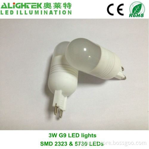 Milky 3w G9 2323 Smd Led Light Bulb With Epistar Led Chip